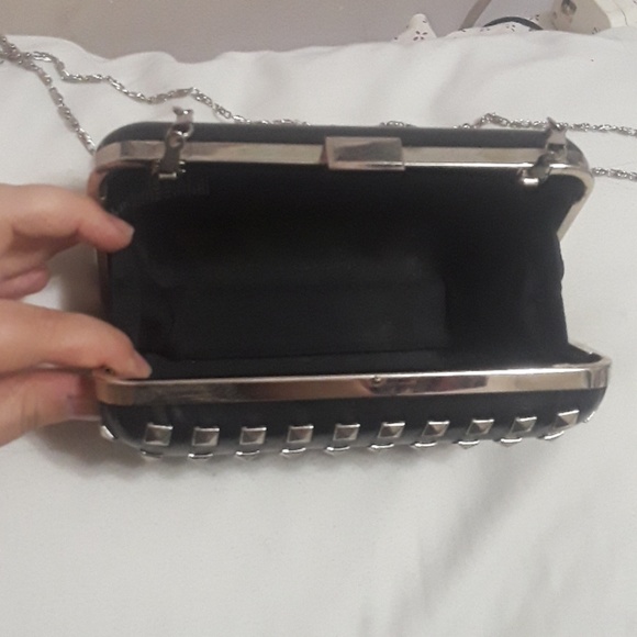 Forever 21 studded clutch - black - Picture 5 of 6